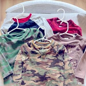 Baby Gap Bundle of 5 Long Sleeve Tops